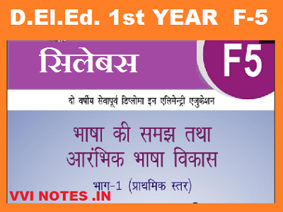 Bhasha Ki Samajh Tatha Aarambhik Bhasha Vikas Syllabus pdf