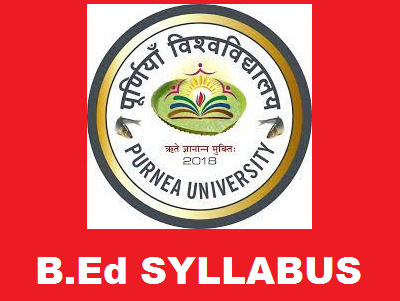 Purnea University B.Ed SYLABUS